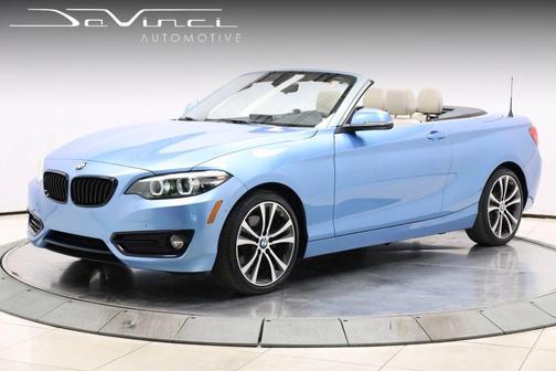 Blue 2018 BMW 230 230i Convertible 2D