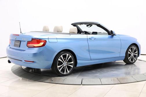 Blue 2018 BMW 230 230i Convertible 2D