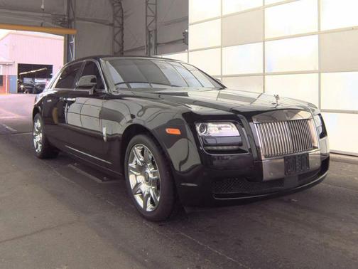 Black 2012 Rolls-Royce Ghost Extended Sedan 4D