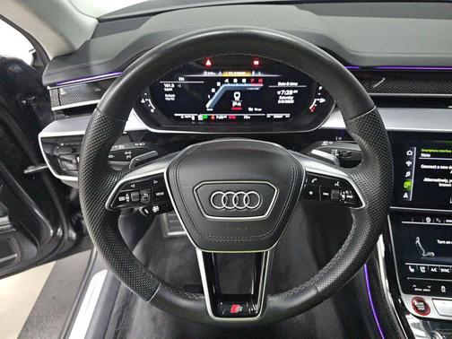 Daytona Gray Pearl Effect 2023 Audi S8 Sedan 4D