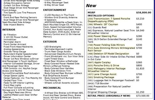 2019 Porsche 718 Boxster Roadster 2D