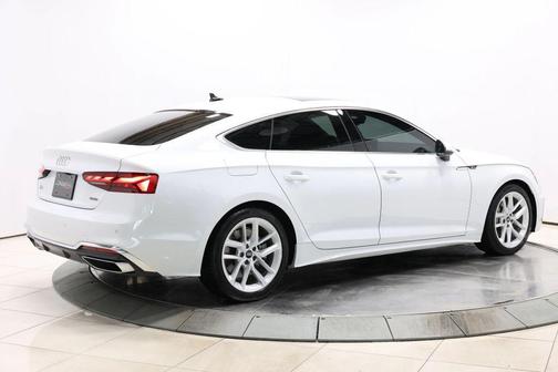 Glacier White Metallic 2023 Audi A5 Sportback 45 S Line Premium