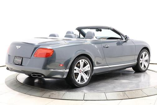 Blue 2013 Bentley Continental GTC V8