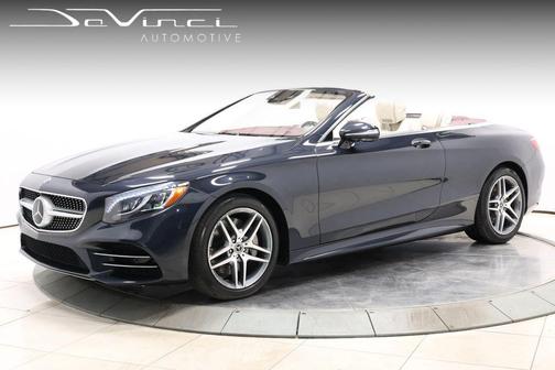 Anthracite Blue 2018 Mercedes-Benz S-Class S 560 Convertible 2D