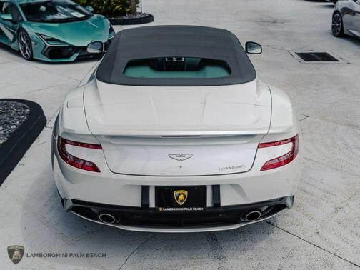 White 2014 Aston Martin Vanquish Volante