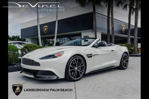 White 2014 Aston Martin Vanquish Volante