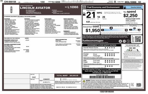 2021 Lincoln Aviator Reserve