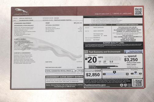 2015 Jaguar XJ XJL Portfolio