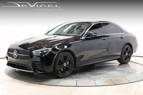 Black 2021 Mercedes-Benz E-Class 4MATIC