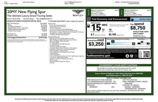 2020 Bentley Flying Spur W12