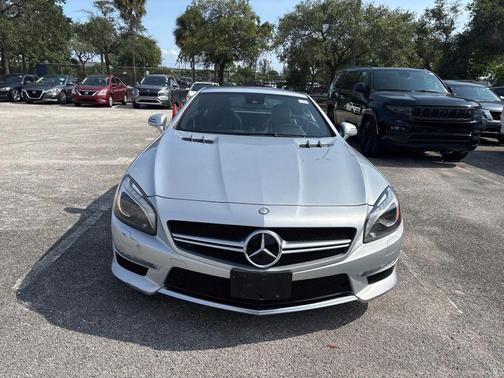 Iridium Silver Metallic 2014 Mercedes-Benz SL-Class SL 63 AMG Roadster 2D