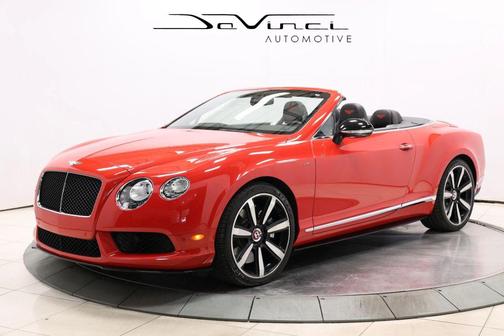 Red 2014 Bentley Continental GT V8 S