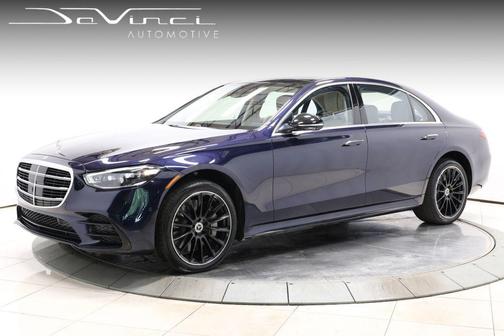 Nautical Blue Metallic 2022 Mercedes-Benz S-Class 4MATIC