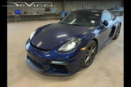 Blue 2021 Porsche 718 Cayman Coupe 2D
