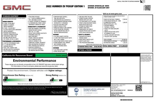 2022 GMC HUMMER EV Edition 1