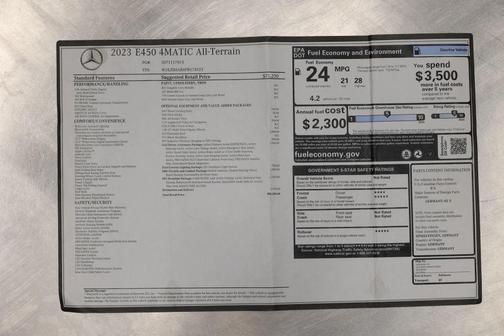 2023 Mercedes-Benz E-Class E 450 4MATIC All-Terrain