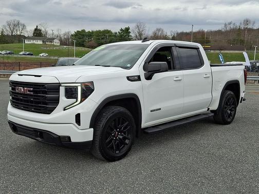 Summit White 2022 GMC Sierra 1500 Elevation