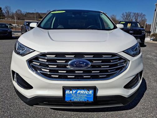 Star White Metallic Tri-Coat 2022 Ford Edge SEL