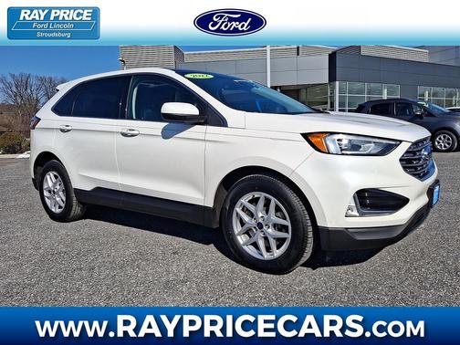 Star White Metallic Tri-Coat 2022 Ford Edge SEL