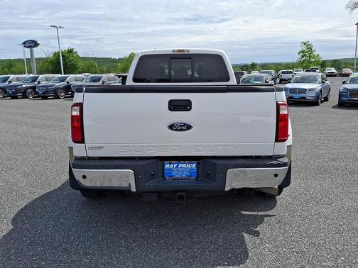 White Platinum Metallic Tri-Coat 2012 Ford F-350 Lariat