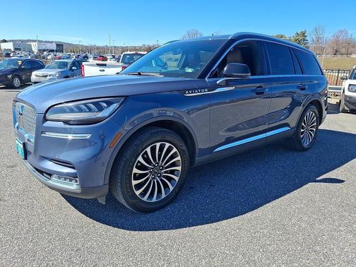 Ocean Drive Blue 2021 Lincoln Aviator Reserve AWD