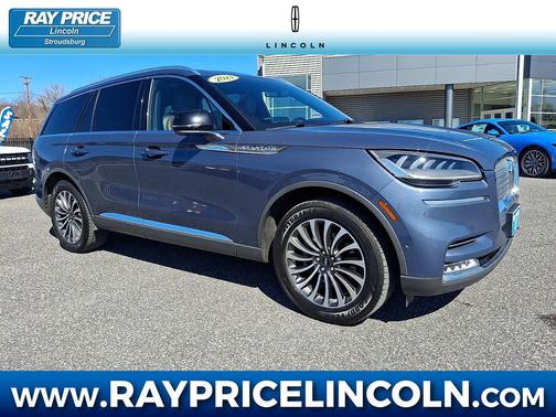 Ocean Drive Blue 2021 Lincoln Aviator Reserve AWD