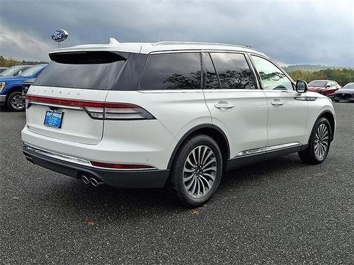 Pristine White Metallic Tri-Coat 2020 Lincoln Aviator Reserve AWD