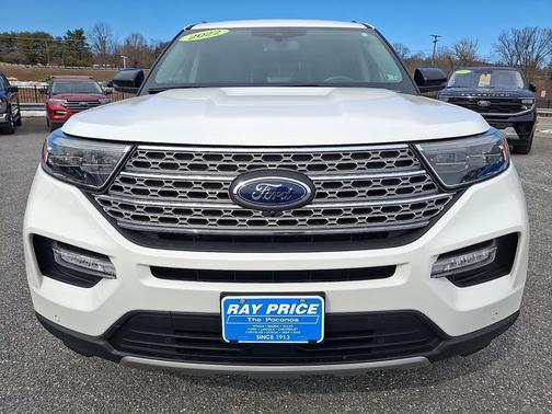 STAR WHITE MET TRI-COAT 2022 Ford Explorer LIMITED