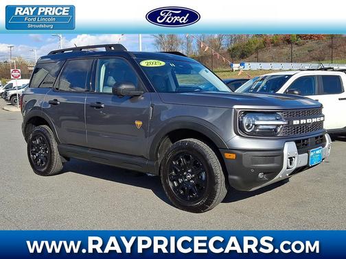 Carbonized Gray Metallic 2025 Ford Bronco Sport Badlands