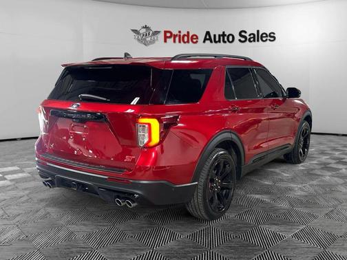 Rapid Red Metallic Tinted Clearcoat 2021 Ford Explorer ST Sport Utility 4D