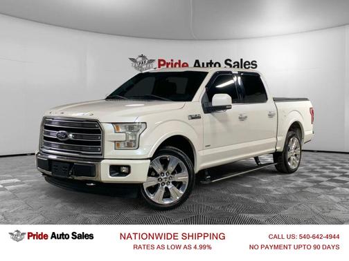 White Platinum 2017 Ford F-150 Limited