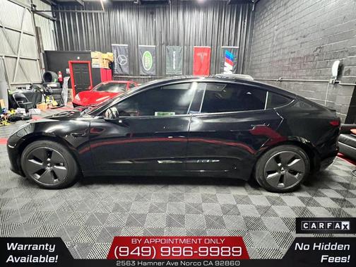 Solid Black 2022 Tesla Model 3 Long Range