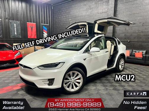 Pearl White Multi-Coat 2018 Tesla Model X P100D