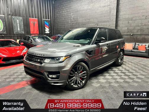 Gray 2016 Land Rover Range Rover Sport Supercharged HSE