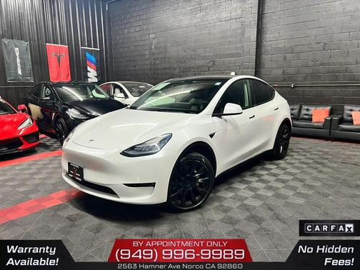 White 2021 Tesla Model Y Standard Range Sport Utility 4D