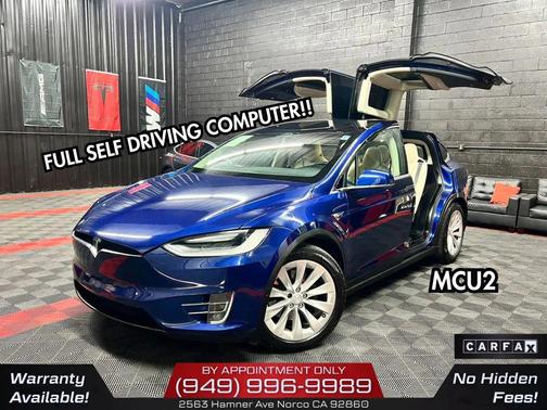 Deep Blue Metallic 2017 Tesla Model X 100D