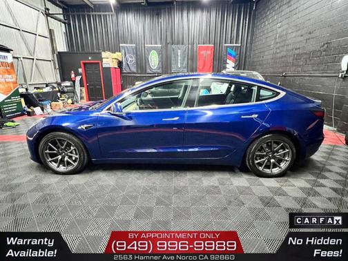 Deep Blue Metallic 2018 Tesla Model 3 Long Range