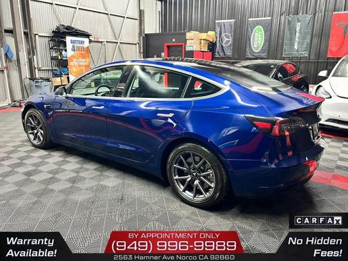 Deep Blue Metallic 2018 Tesla Model 3 Long Range