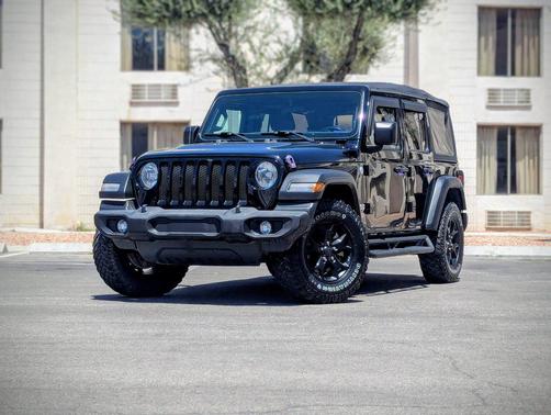 Black Clearcoat 2018 Jeep Wrangler Unlimited Sport