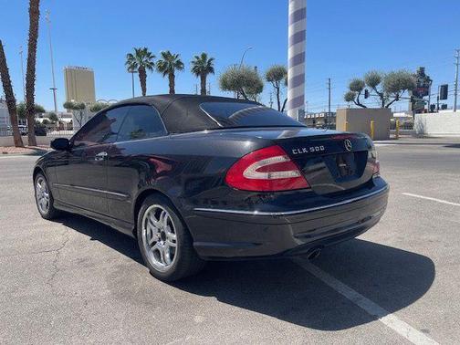 BLACK 2004 Mercedes-Benz CLK-Class 500 Cabriolet