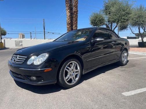 BLACK 2004 Mercedes-Benz CLK-Class 500 Cabriolet