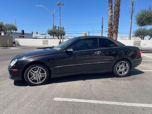 BLACK 2004 Mercedes-Benz CLK-Class 500 Cabriolet