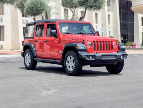 Firecracker Red Clearcoat 2018 Jeep Wrangler Unlimited Sport