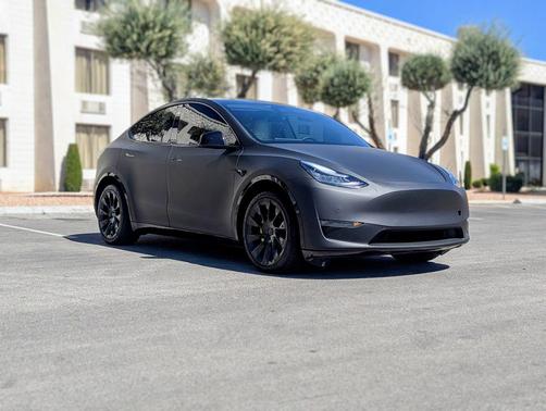 Solid Black 2021 Tesla Model Y Long Range Dual Motor All-Wheel Drive
