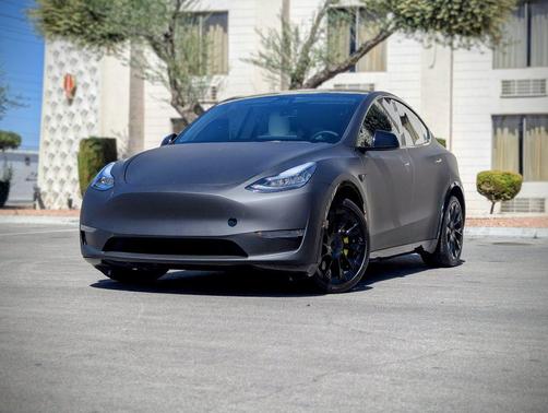 Solid Black 2021 Tesla Model Y Long Range Dual Motor All-Wheel Drive