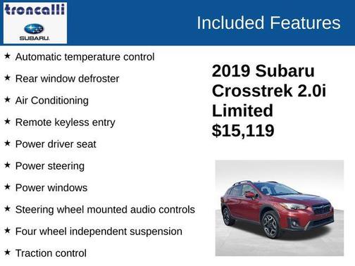 2019 Subaru Crosstrek 2.0i Limited
