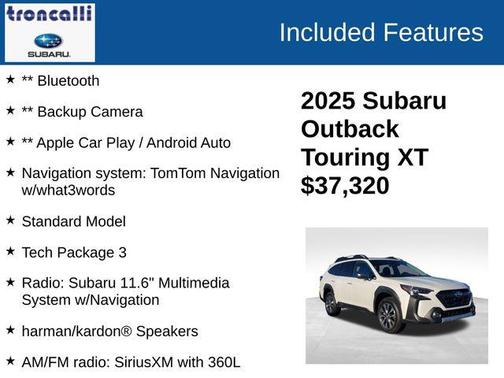 2025 Subaru Outback Touring XT