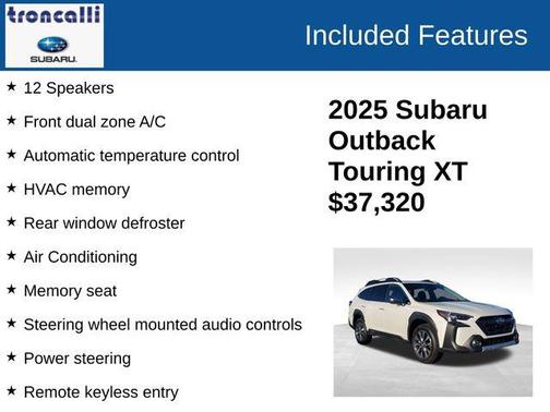 2025 Subaru Outback Touring XT