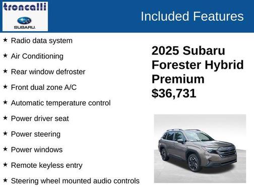 2025 Subaru Forester Hybrid Premium