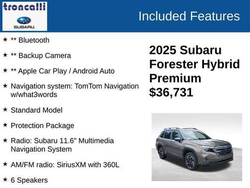 2025 Subaru Forester Hybrid Premium
